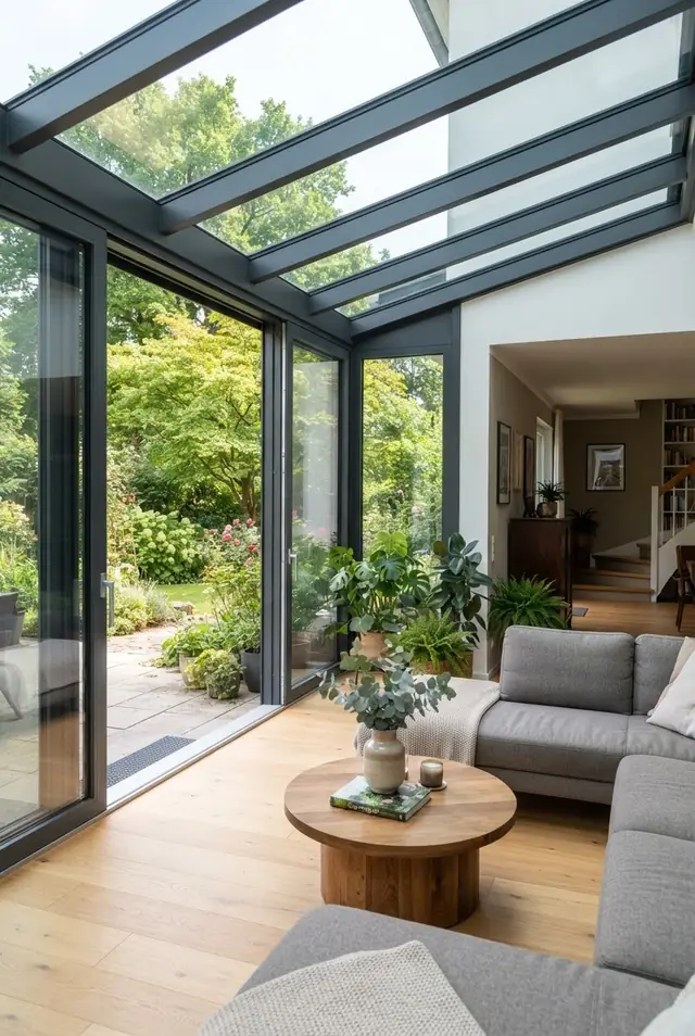 Wintergarten aus Glas und Aluminium: Als zweites Wohnzimmer