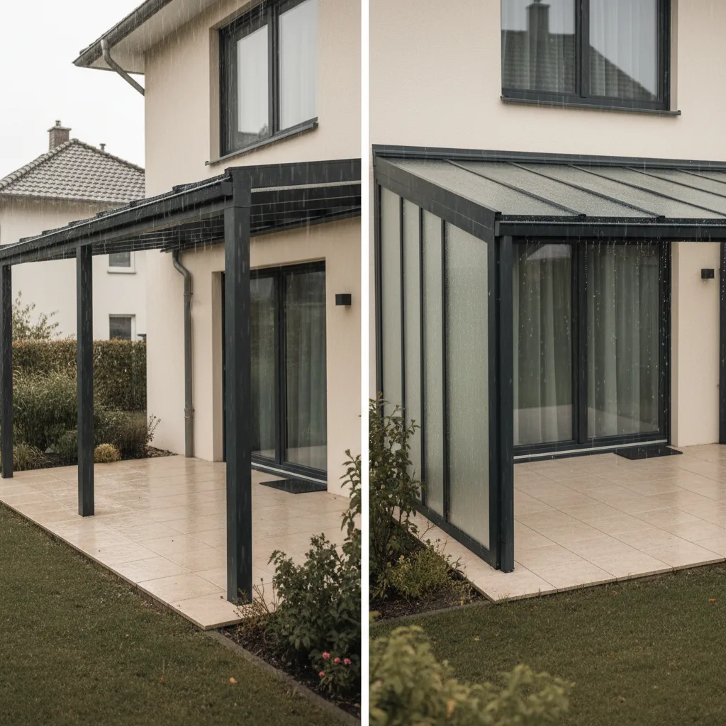 Pergola oder Terrassenüberdachung